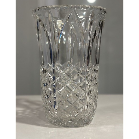 Fifth Avenue Crystal Ltd Cut Vase Exquisite Made In Poland Floral Display Gift - Picture 7 of 9